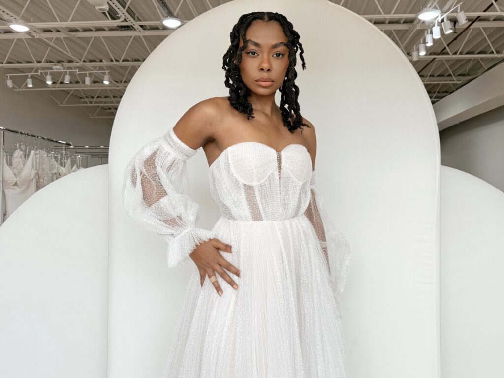 african american model in bridal gown 2